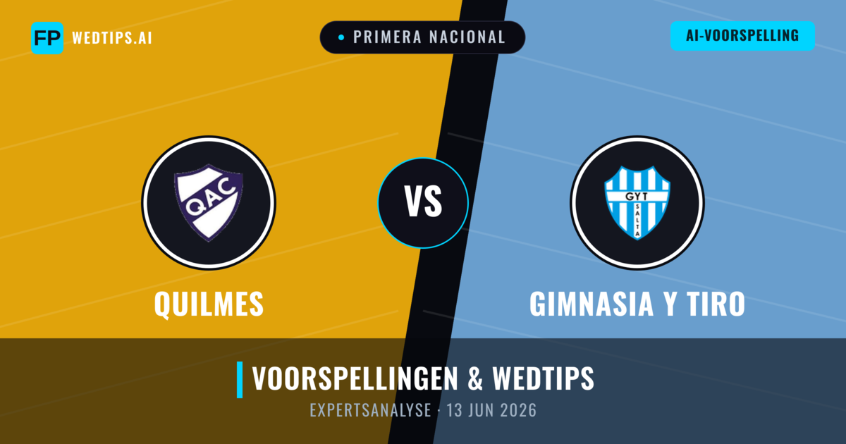 Quilmes vs Gimnasia y Tiro — voorspelling en vooruitblik wedstrijd