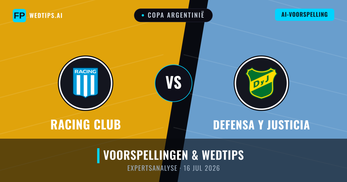 Racing Club vs Defensa y Justicia — voorspelling en vooruitblik wedstrijd
