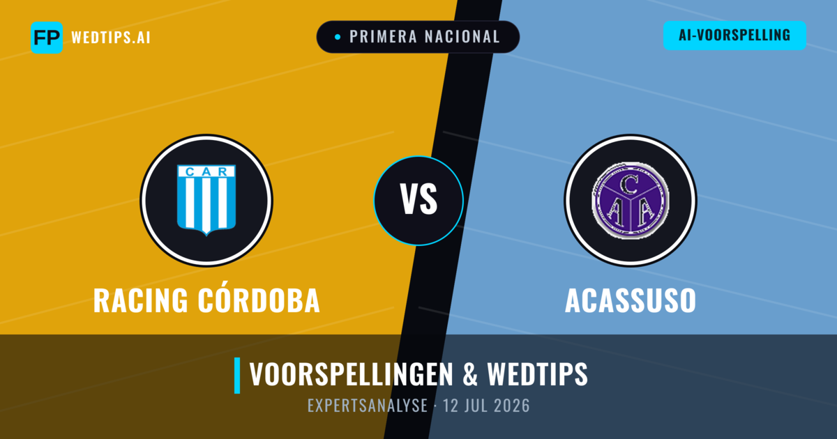 Racing Córdoba vs Acassuso — voorspelling en vooruitblik wedstrijd