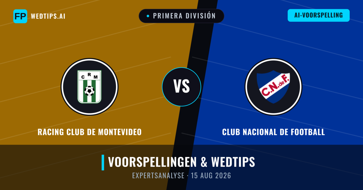Racing Club de Montevideo vs Club Nacional de Football — voorspelling en vooruitblik wedstrijd
