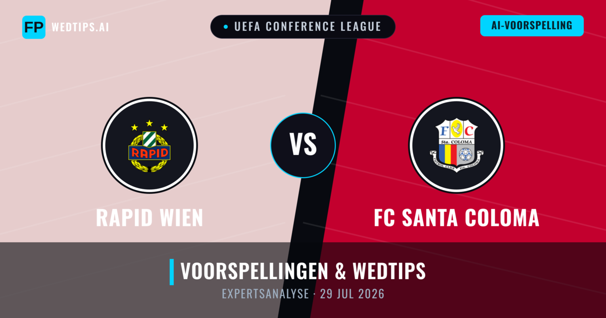 Rapid Wien vs FC Santa Coloma — voorspelling en vooruitblik wedstrijd
