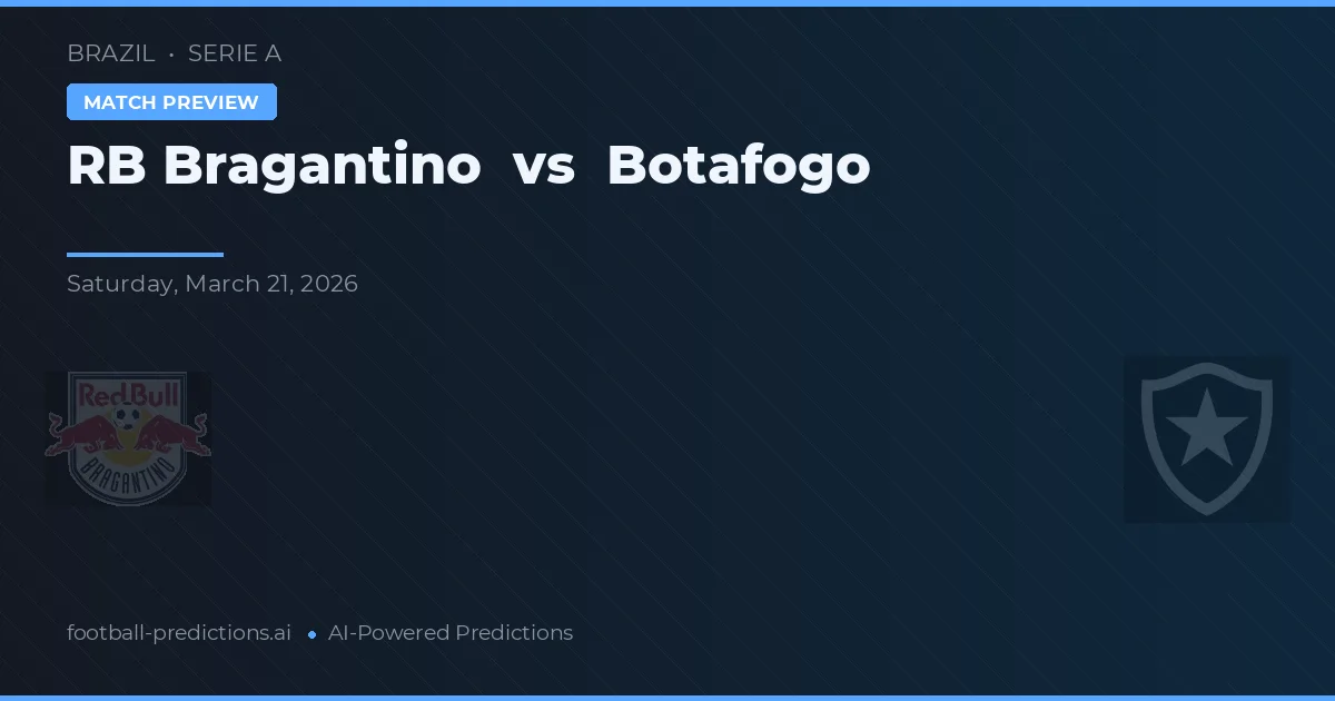 RB Bragantino vs Botafogo — voorspelling en vooruitblik wedstrijd