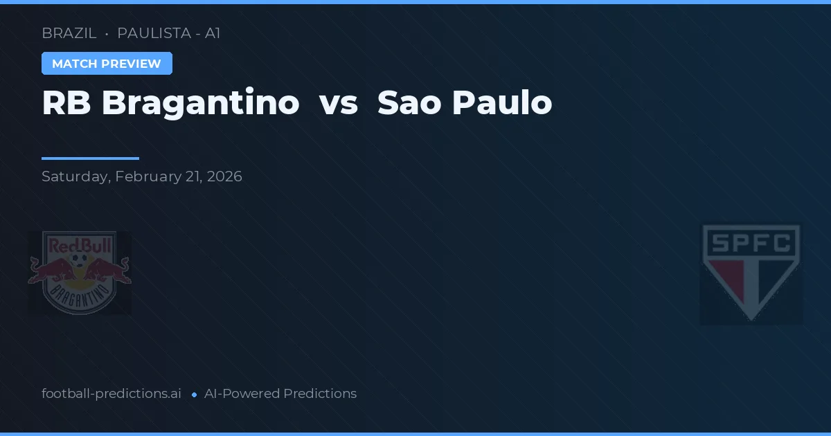 RB Bragantino vs São Paulo — voorspelling en vooruitblik wedstrijd