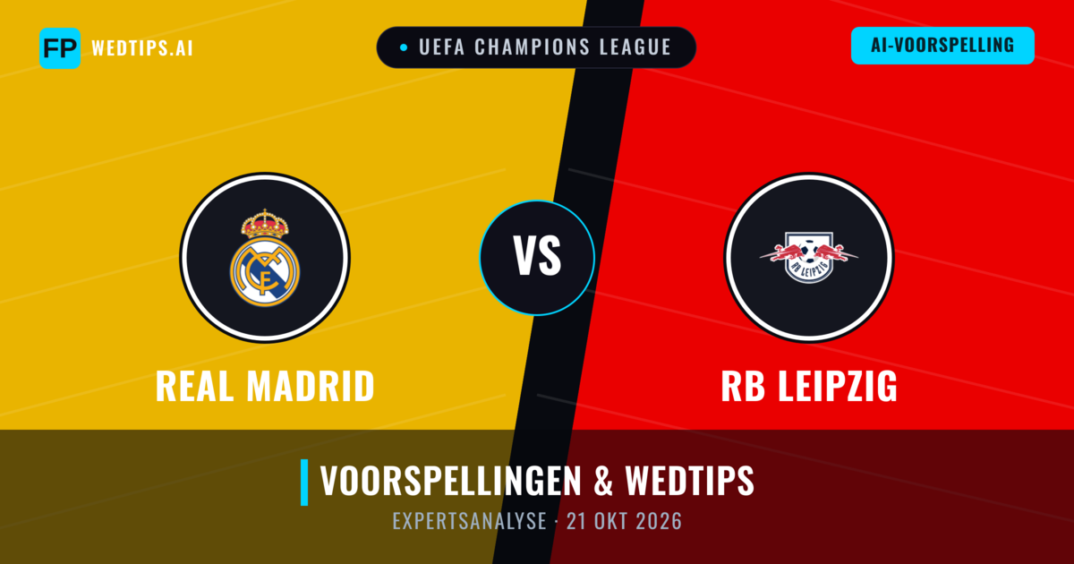 Real Madrid vs RB Leipzig — voorspelling en vooruitblik wedstrijd