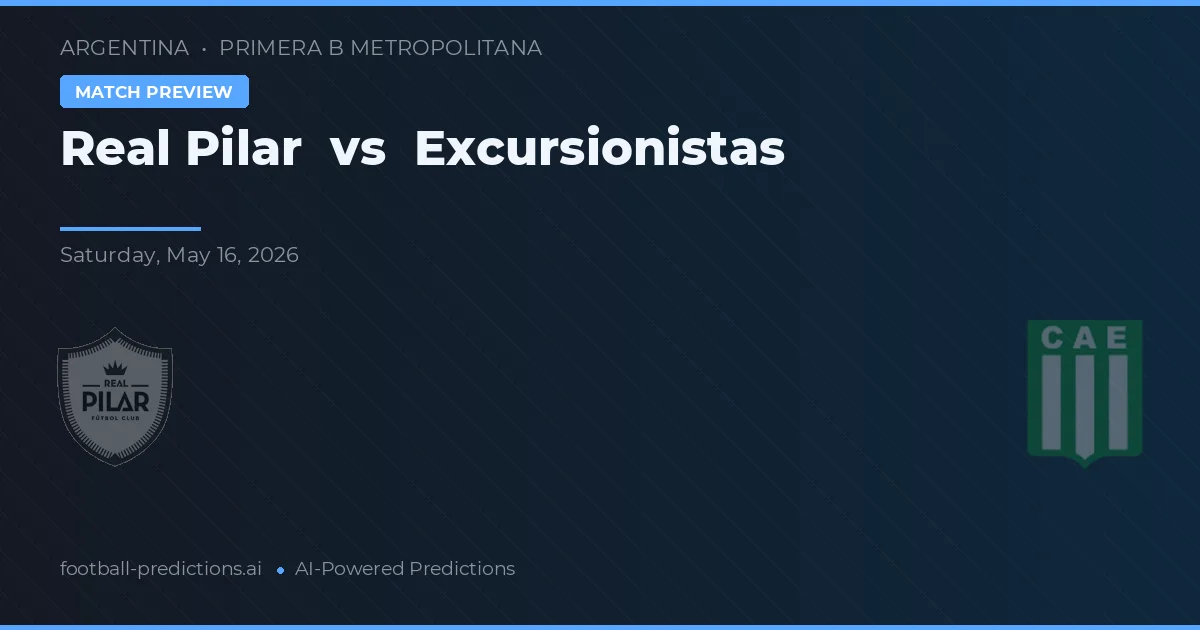 Real Pilar vs Excursionistas — voorspelling en vooruitblik wedstrijd