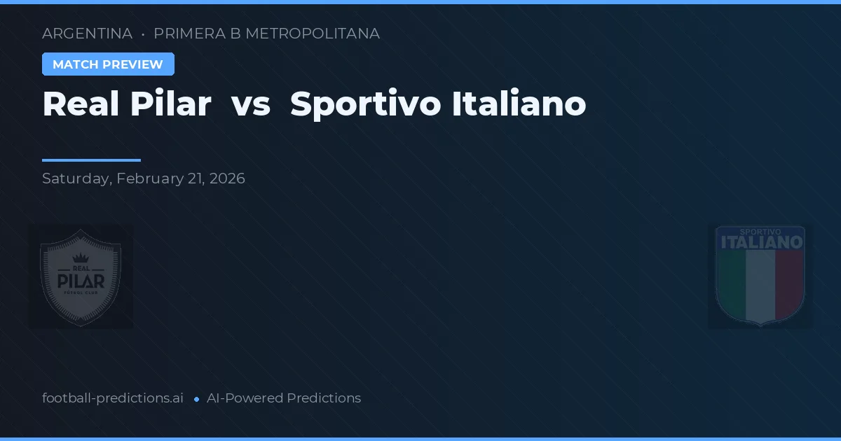 Real Pilar vs Sportivo Italiano — voorspelling en vooruitblik wedstrijd