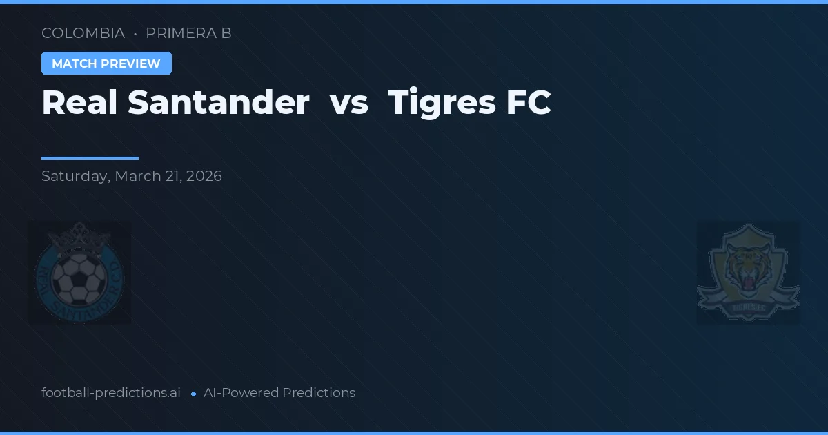 Real Santander vs Tigres FC — voorspelling en vooruitblik wedstrijd