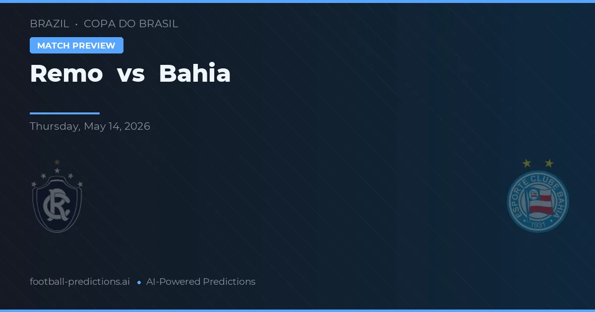 Remo vs Bahia — voorspelling en vooruitblik wedstrijd