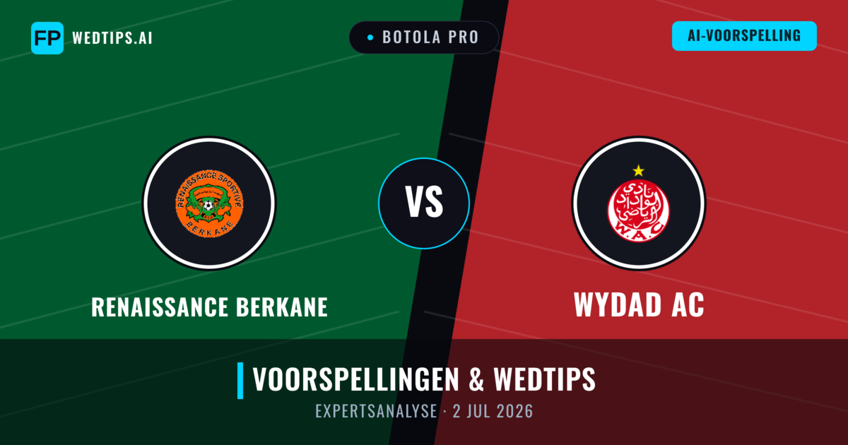 Renaissance Berkane vs Wydad AC — voorspelling en vooruitblik wedstrijd