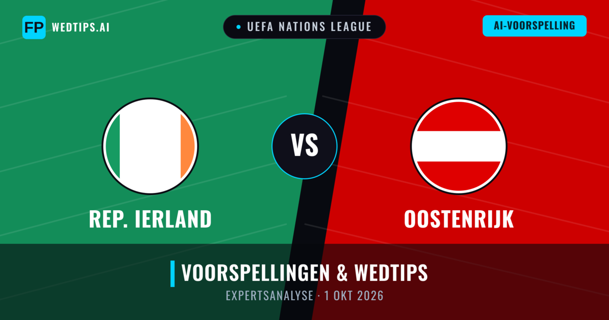 Rep. Ierland vs Oostenrijk — voorspelling en vooruitblik wedstrijd