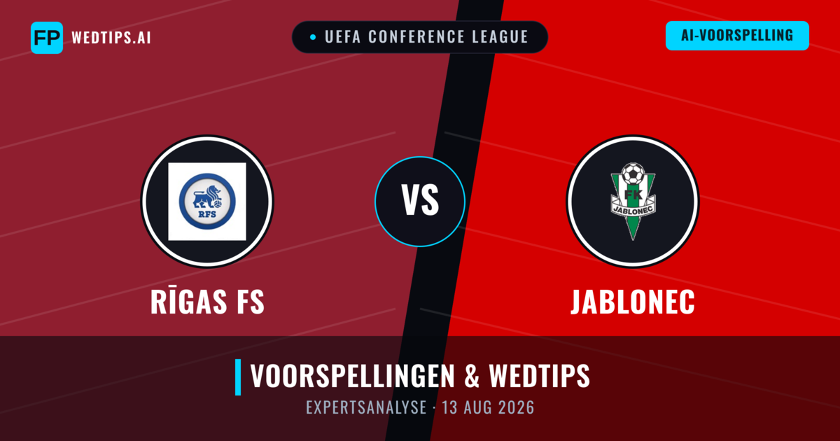 Rīgas FS vs Jablonec — voorspelling en vooruitblik wedstrijd