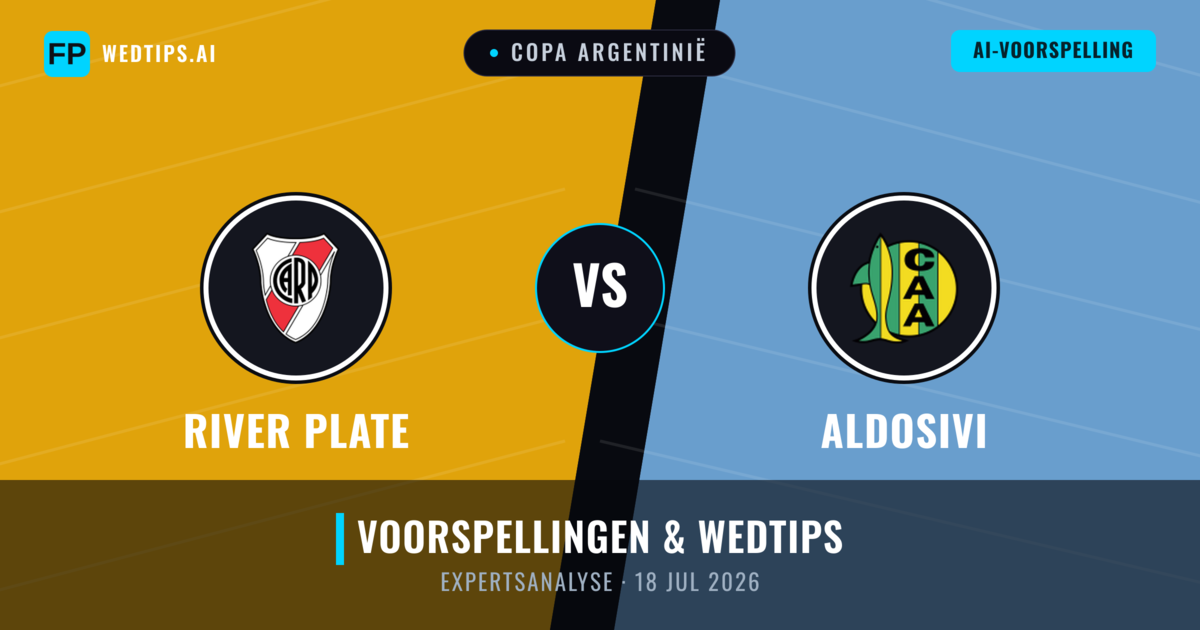 River Plate vs Aldosivi — voorspelling en vooruitblik wedstrijd