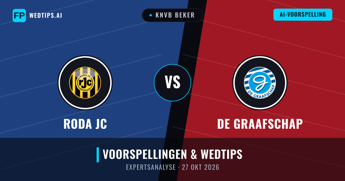 Roda JC vs De Graafschap — voorspelling en vooruitblik wedstrijd