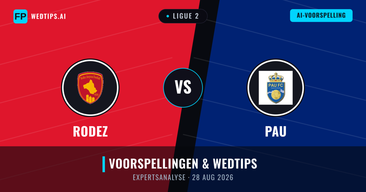 Rodez vs PAU — voorspelling en vooruitblik wedstrijd