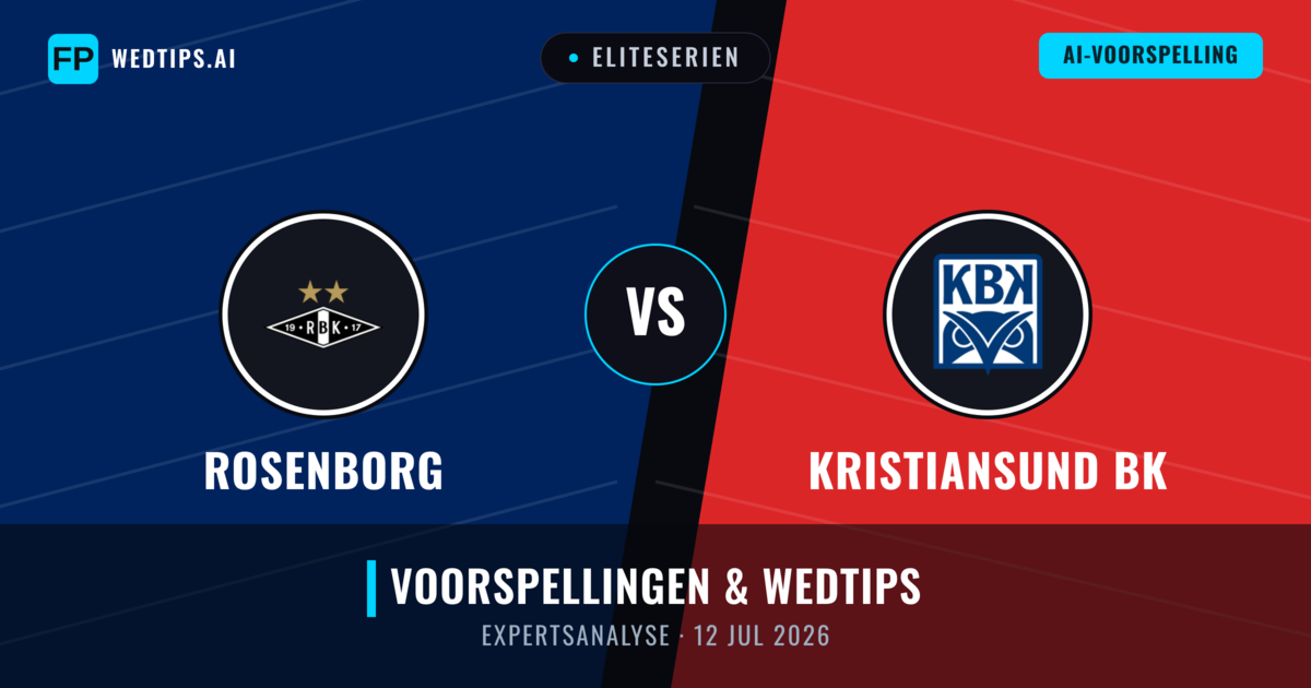 Rosenborg vs Kristiansund BK — voorspelling en vooruitblik wedstrijd