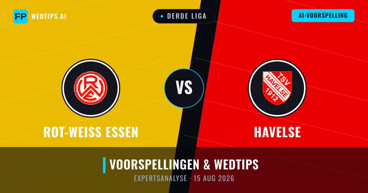Rot-Weiß Essen vs Havelse — voorspelling en vooruitblik wedstrijd