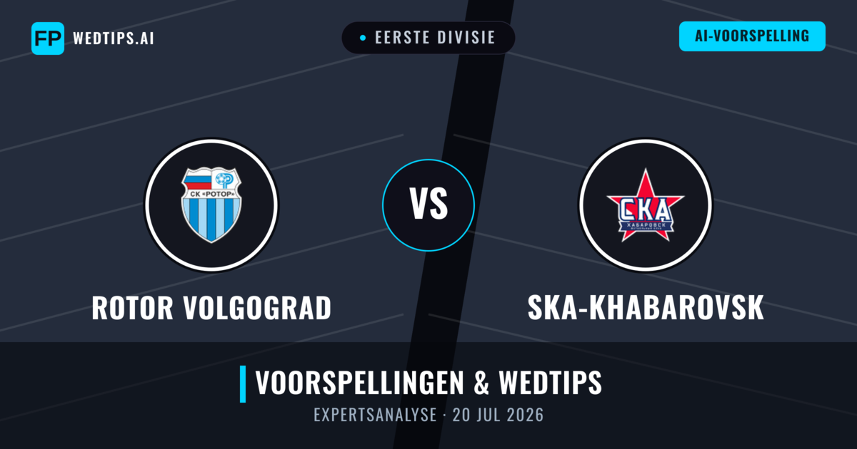 Rotor Volgograd vs Ska-Khabarovsk — voorspelling en vooruitblik wedstrijd