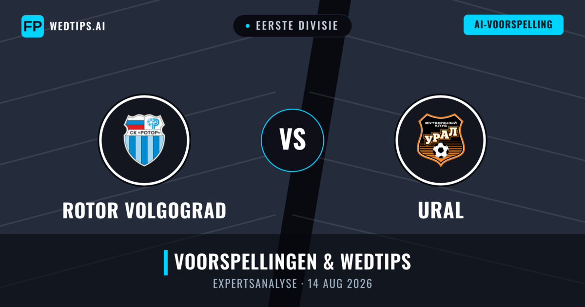 Rotor Volgograd vs Ural — voorspelling en vooruitblik wedstrijd