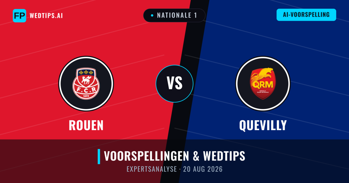 Rouen vs Quevilly — voorspelling en vooruitblik wedstrijd