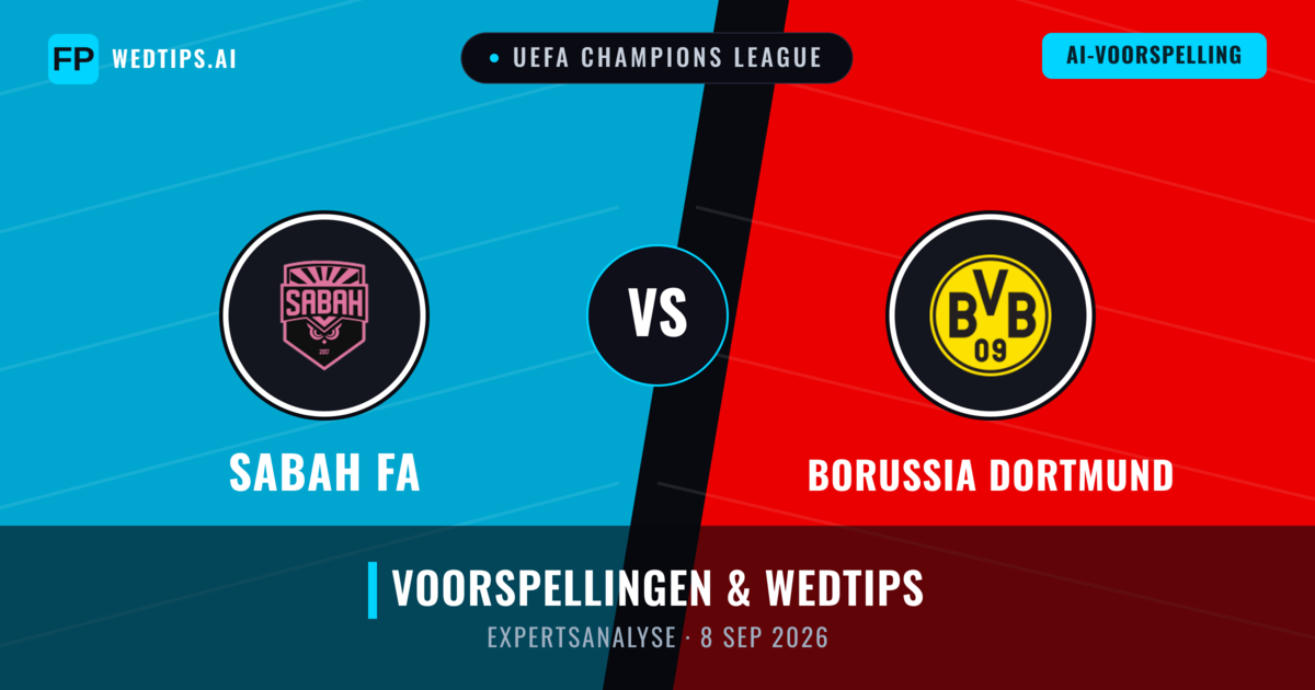 Sabah FA vs Borussia Dortmund — voorspelling en vooruitblik wedstrijd