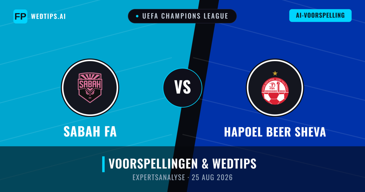 Sabah FA vs Hapoel Beer Sheva — voorspelling en vooruitblik wedstrijd