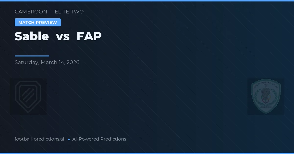 Sable vs FAP — voorspelling en vooruitblik wedstrijd
