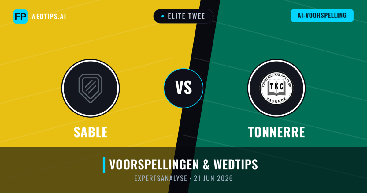 Sable vs Tonnerre — voorspelling en vooruitblik wedstrijd
