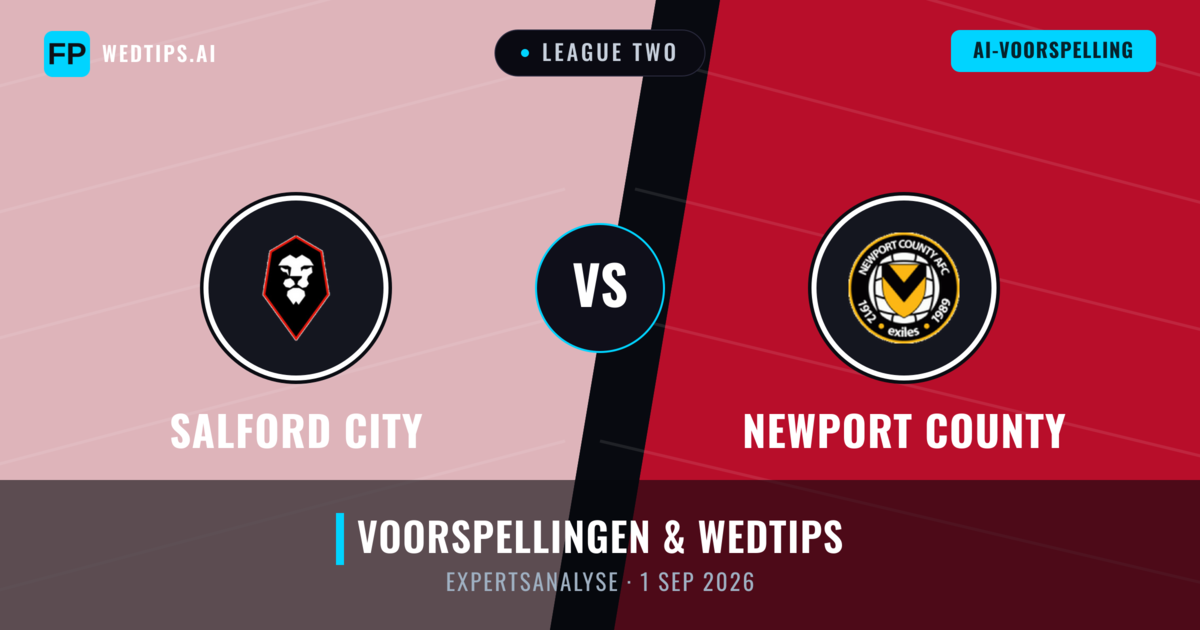 Salford City vs Newport County — voorspelling en vooruitblik wedstrijd
