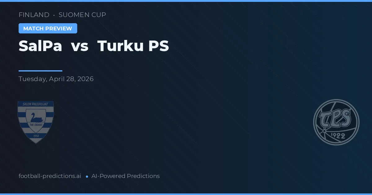 SalPa vs Turku PS — voorspelling en vooruitblik wedstrijd