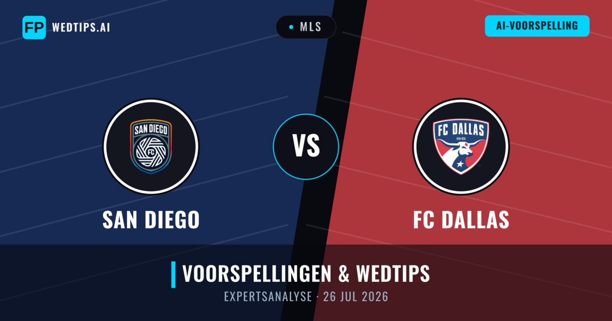 San Diego vs FC Dallas — voorspelling en vooruitblik wedstrijd