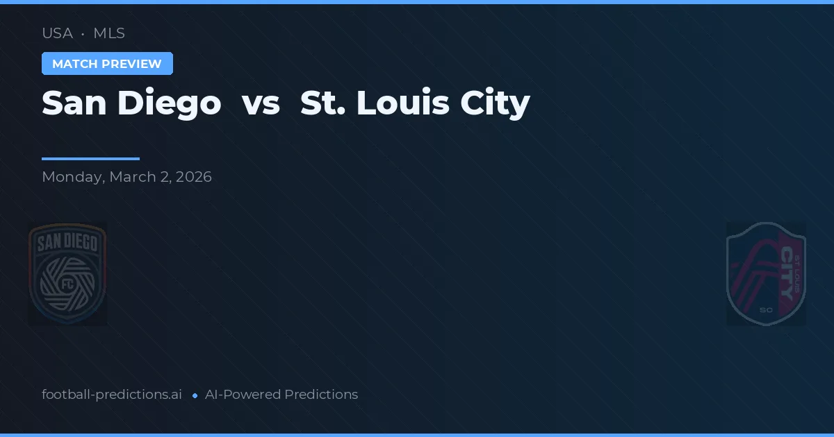 San Diego vs St. Louis City — voorspelling en vooruitblik wedstrijd