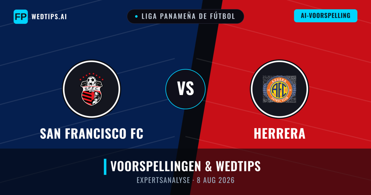 San Francisco FC vs Herrera — voorspelling en vooruitblik wedstrijd