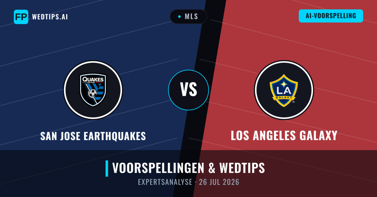 San Jose Earthquakes vs Los Angeles Galaxy — voorspelling en vooruitblik wedstrijd