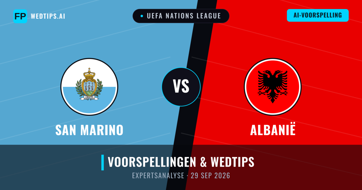 San Marino vs Albanië — voorspelling en vooruitblik wedstrijd