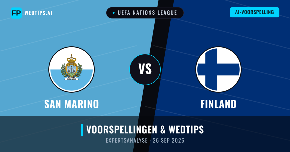 San Marino vs Finland — voorspelling en vooruitblik wedstrijd