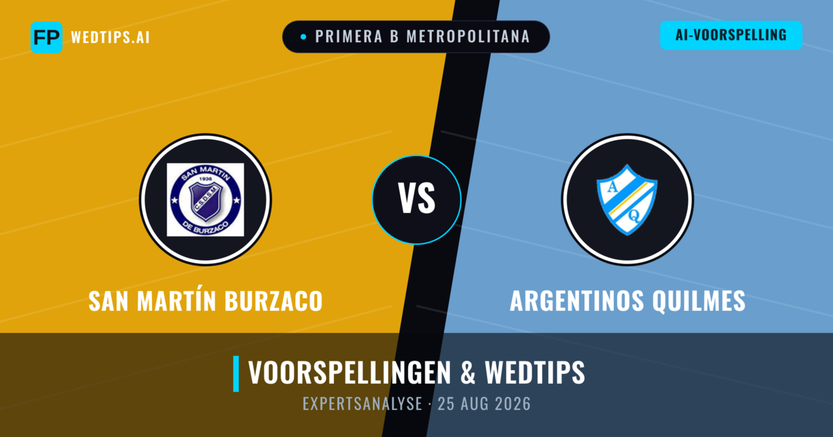 San Martín Burzaco vs Argentinos Quilmes — voorspelling en vooruitblik wedstrijd