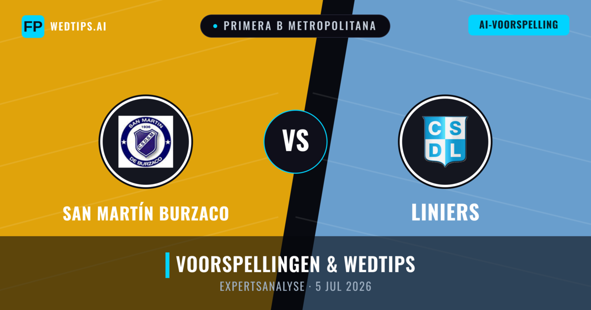 San Martín Burzaco vs Liniers — voorspelling en vooruitblik wedstrijd