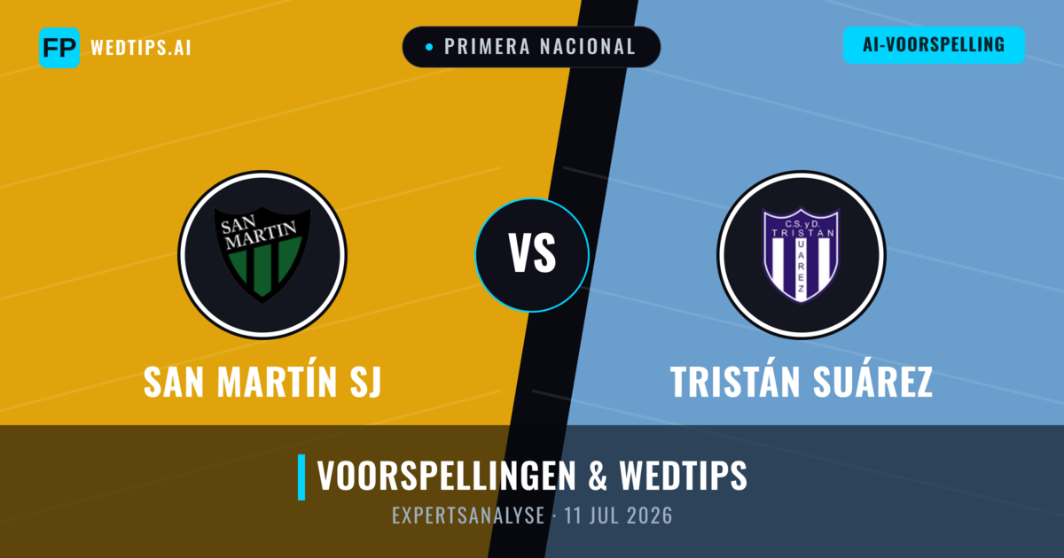 San Martín SJ vs Tristán Suárez — voorspelling en vooruitblik wedstrijd