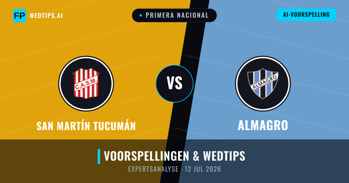 San Martín Tucumán vs Almagro — voorspelling en vooruitblik wedstrijd