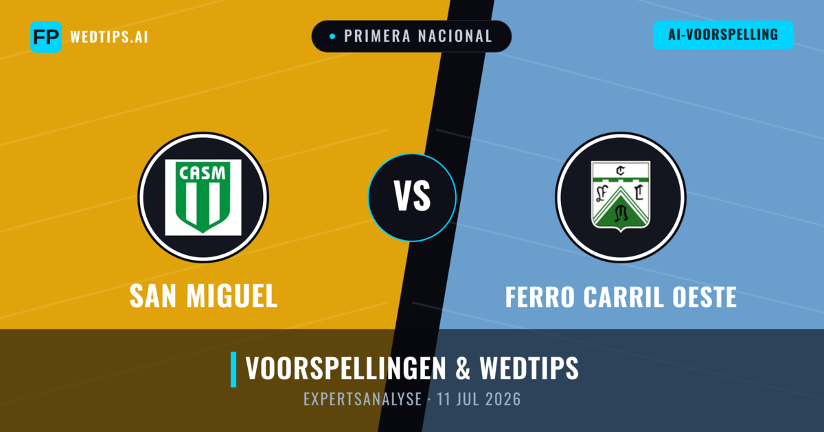 San Miguel vs Ferro Carril Oeste — voorspelling en vooruitblik wedstrijd
