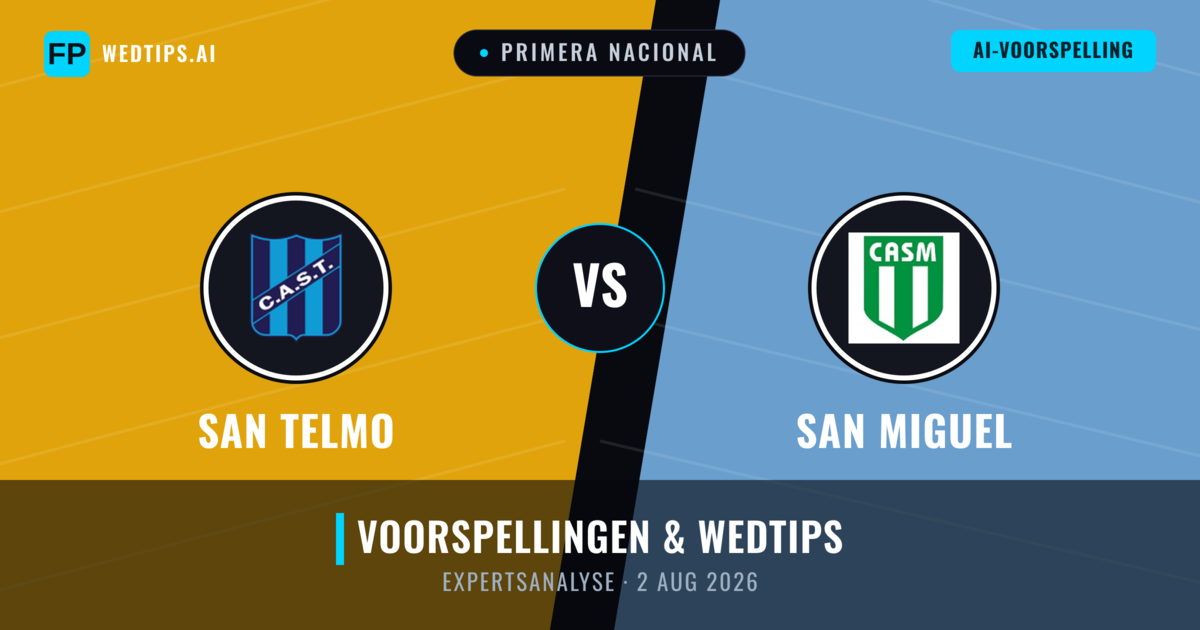 San Telmo vs San Miguel — voorspelling en vooruitblik wedstrijd