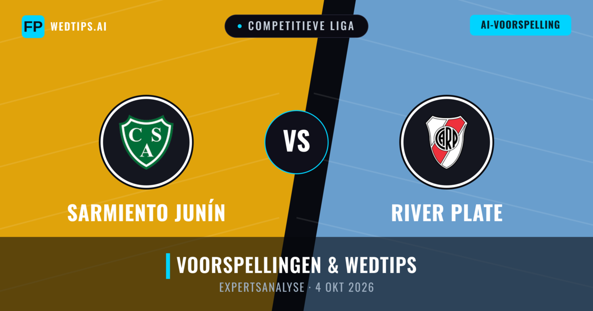 Sarmiento Junín vs River Plate — voorspelling en vooruitblik wedstrijd
