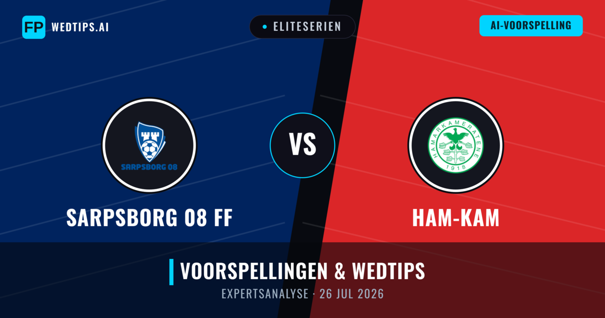 Sarpsborg 08 FF vs Ham-Kam — voorspelling en vooruitblik wedstrijd