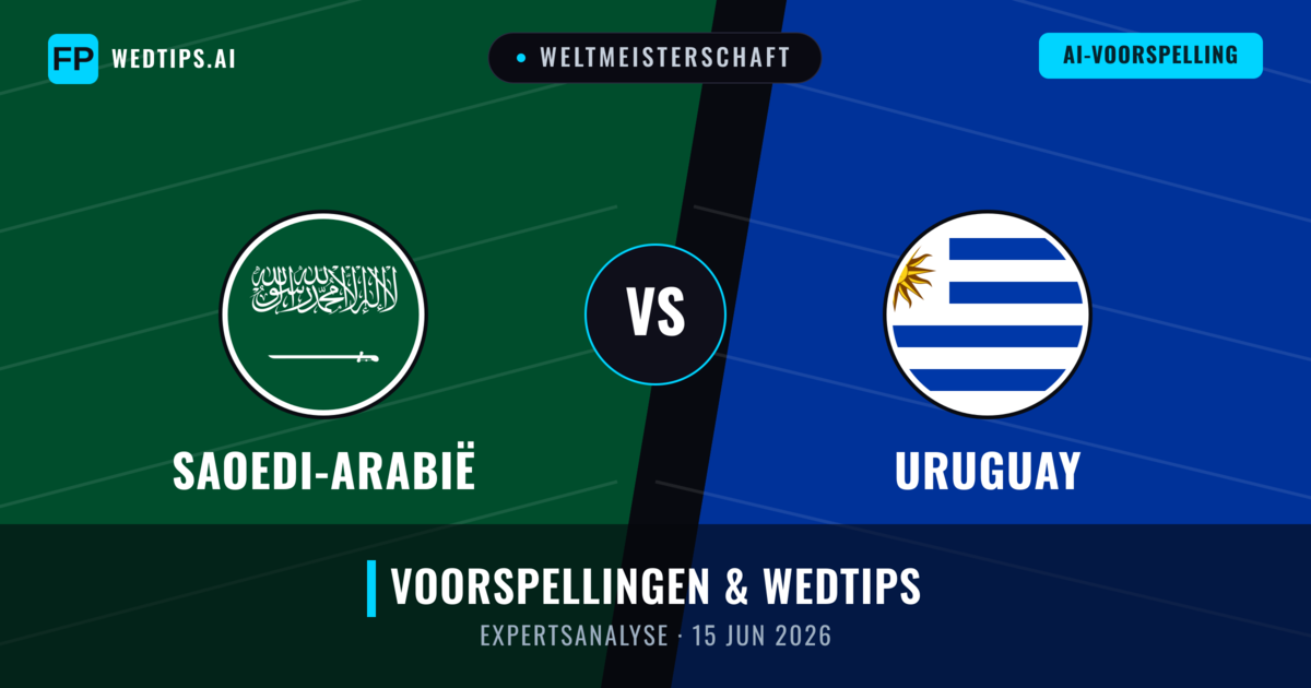 Saoedi-Arabië vs Uruguay — voorspelling en vooruitblik wedstrijd