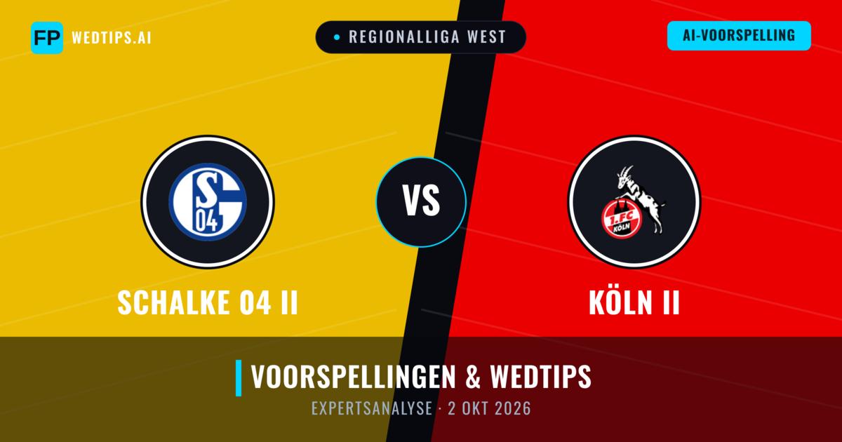 Schalke 04 II vs Köln II — voorspelling en vooruitblik wedstrijd