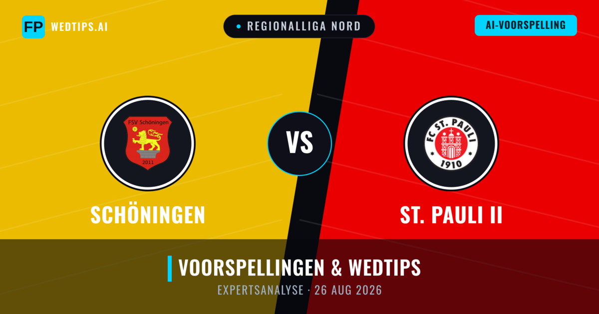 Schöningen vs St. Pauli II — voorspelling en vooruitblik wedstrijd