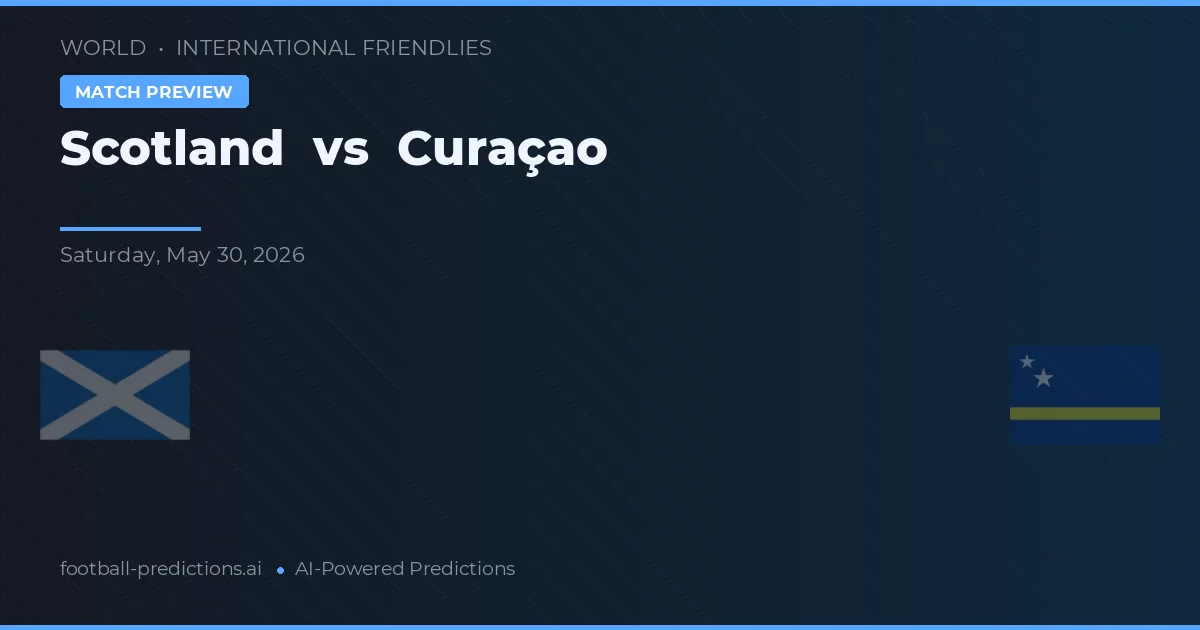Schotland vs Curaçao — voorspelling en vooruitblik wedstrijd