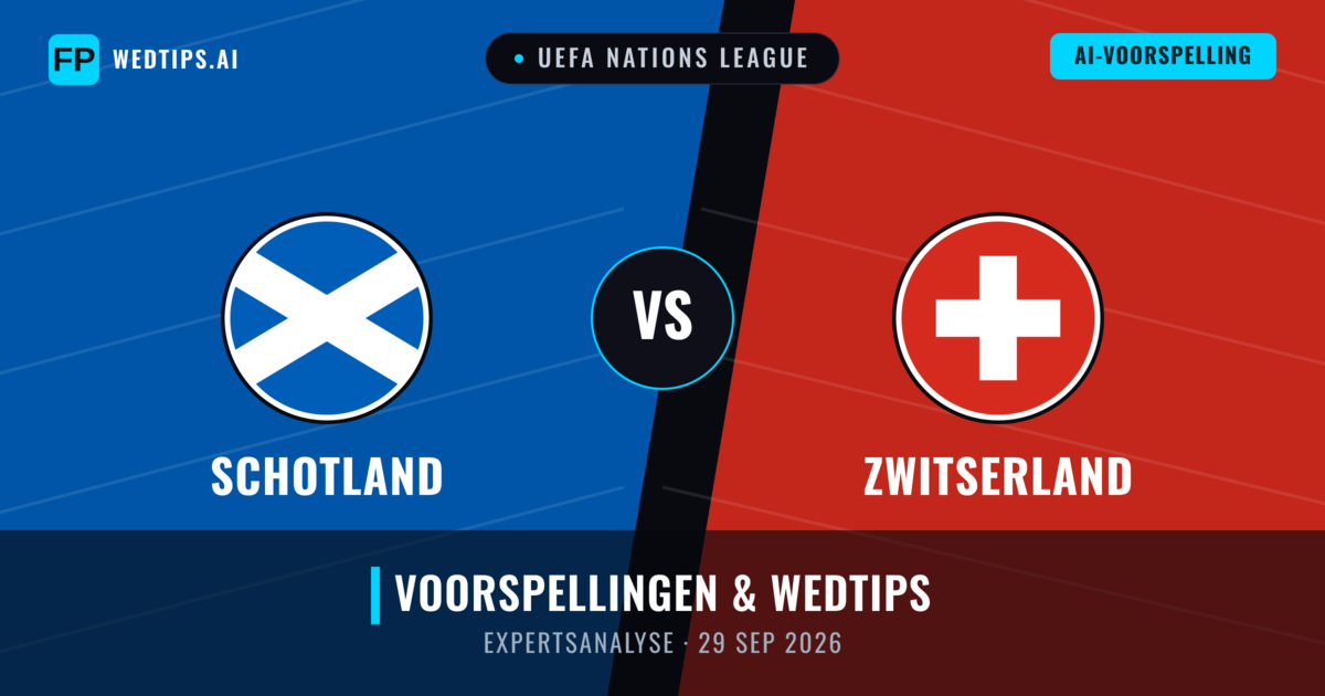Schotland vs Zwitserland — voorspelling en vooruitblik wedstrijd
