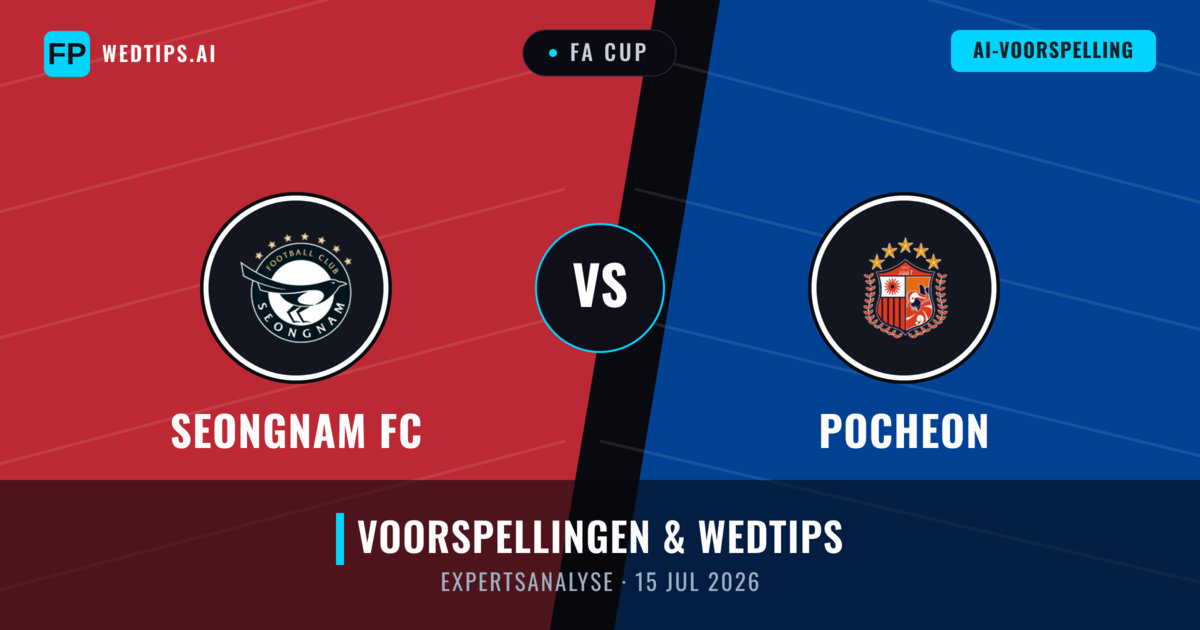 Seongnam FC vs Pocheon — voorspelling en vooruitblik wedstrijd