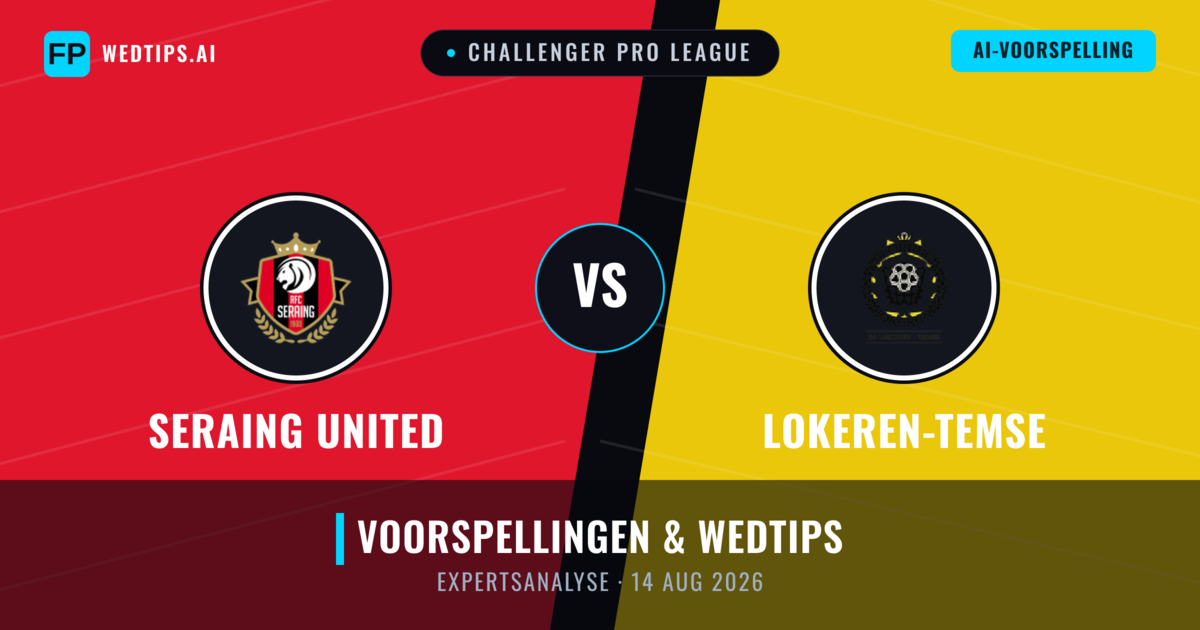 Seraing United vs Lokeren-Temse — voorspelling en vooruitblik wedstrijd